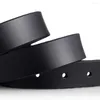 Cinturones Vintage mujer cinturón de cuero genuino anillo hebilla de Metal señora cintura Pin