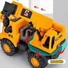 Diecast s Simulation Classic Big Size Engineering Excavator Tractor Toy Boys Children Truck Model Car Toys for Kid Gift 0915