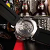 Designer Watch Sapphire Glass 44mm 13mm Automatisk mekanisk rörelse importerat Cowhide Watchband 9phc