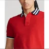 Polos pour hommes mode classique couleur unie marque polo pour hommes hommes revers à manches courtes T-shirt coton respirant t-shirts taille M-XXL