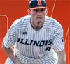 College Baseball nosi college NCAA Custom Illinois Fighting Illini Baseball Jersey 15 Taylor Jackson 4 Cam McDonald 14 Jackson Raper 23 Branden Comia 34 Ryan Hamp