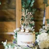 Другие мероприятия поставляют персонализированную свадьбу миссис миссис Торт Топпер из деревянного пирога с днем ​​рождения.