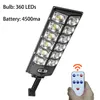 600000 Lumens Solar Street Light Outdoor Lighting 990 LED Garden Lights Big Solar Panel Lamps Waterproof Motion Sensor