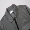 topstoney märkesjackor kappa metall nylon funktionsskjorta dubbelficka jacka reflekterande solskydd vindjacka herr Storlek M-2XL