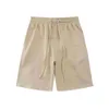 22ss Reflective High Street Shorts Men's Casual Sports Pant Loose Oversize Style Drawstring Short Pants Trend Designer