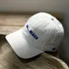Berretto da baseball Cappello a cupola regolabile con motivo a breve lettera Soft Active Hat
