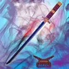 Строительные блоки модели меча игрушки игрушки в серии косплей Roronoa Zoro Simulation katana samurai -нож бамбуковый кирпич кирпичи мальчики подарки