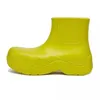 بوتيغا بوديل سترايد حذاء نسائي للكاحل أحذية مقاومة للماء منصة بولي كلوريد الفينيل حذاء طويل من المطاط الفاخر لزيادة المطر للرجال والنساء مصمم حذاء أزرق Rainboots 35-45