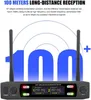 마이크 전문 UHF 무선 마이크 시스템 핸드 헬드 노래방 마이크 녹음 파티 무대 공연 노래 MIC T220916