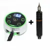 Tattoo Machine Professional Rotary Pen Swiss Motor Stark tyst DC -sladd med Mini Aurora II Power Kits Supply