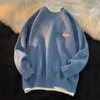 Mężczyzn Swetery Koreańszy mody Sweatek Pullover Streetwear Odzież Jumper Juienne Zimowe Ubrania Trendy 220916