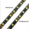 Black PCB LED -strips 5050 RGB IP65 Waterdicht DC12V 300 LED 5M Flexibele LED -striplichten