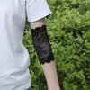 Knee Pads Summer Lace Elbow Guard Female Sunscreen Thin Section Scar Tattoo High Elastic Arm Sleeve Decoration