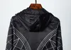 가을과 겨울 남자 재킷 불규칙한 질감 기하학적 패턴 인쇄 캐주얼 패션 편안한 스포츠 따뜻한 지퍼 코트
