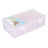 Arts And Crafts Box With 42 Spools Large Capacity Craft Bobbins Organizing Case Empty Sew Organiser Trays Pole Sewing Thread