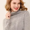 Women's Sweaters Cashmere Sweater Women Autumn/winter 2022 Korean High Neck Long Sleeve Pullover Plus Size