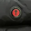 Trapstar London Hoodie 분리형 후드 다운 재킷 남성 겨울 따뜻한-블랙 레드 1to1 품질 수 놓은 편지 코트