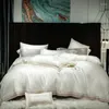 Bedding Sets Luxury Exquisite Embroidery Set 1000TC Egyptian Cotton Quilt Cover Bed Comforter Mattress Linen Pillowcase