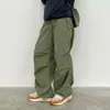 Женские брюки Capris Monmoira с низкой талией женские карманы шнурки мешковываемые брюки с эластичными талиями брюки Cuteandpsycho Женские парашютные брюки CWP0220 220916