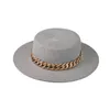 Bérets femmes chapeau de paille à bord plat filles chapeau de soleil Chapeu Feminino pour Panama été plage femme décontracté dame