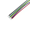 Lighting Accessories 100Pcs Tin-Plated Breadboard PCB Solder Cable 24AWG 10CM Electronic Jumper Wire White Black Green Red Blue Yellow 5