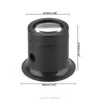 Profesyonel El Alet Setleri 10x Monoküler Cam Büyüteç Takı Onarım Araçları İzle Loupe Lens Siyah N23 20 Drop