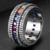 Eheringe GODKI Jimbora Dubai Designer Luxus Twist Linien Geometrie Kubisches Zironium Verlobung Naija Braut Fingerschmuck