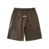 22SS reflekterande high street shorts mäns casual sportbyxa lös överdimensionerad stil dragskor korta byxor trend designer