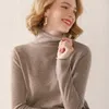 Women's Sweaters Cashmere Sweater Women Autumn/winter 2022 Korean High Neck Long Sleeve Pullover Plus Size