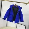 Baby-Designer-Kleidung Daunenmantel 2022 neue Kinderjacke Jungen und Mädchen lose lässige verdickte Kapuze weiße Eiderdaunen-Outwear Kinderkleidung