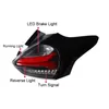LED-k￶rning broms bakljus f￶r Ford Focus Dynamic Turn Signal Taillight Assembly 2015-2018 bilballampa