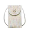 Fashion Phone Bag Luxury Desiginer Bags Beach Crossbody Handbags Straw Woven Shoulder Handbag Messenger Handmade Woven Wallets Purse