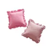 Taie d'oreiller couleur unie coussin carré taie d'oreiller choses utiles pour la maison taies d'oreiller décoratives Anime corps literie douce