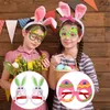 Parti Dekorasyonu Komik Paskalya Civciv Yumurta Gözlükleri Çerçeve PO Booth Props Çocuklar Hediyeler Mutlu Oyuncaklar