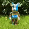 NEU 400% BEARBRICK-Actionspielzeugzahlen 28 cm Jean-Michel Basquiat Limited Collection Modezubehör Medicom Toys