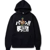 Herrtröjor tröjor zoro tryck pullover en bit hoodie lös unisex höst anime stil hoodie g220915