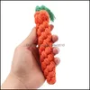 Brinquedos de cachorro Chews Cenous -formed Knot Ropes Pet Toys Chew Toy Cat Safe for Small Dogs Molar Biting Produtos Acessórios Drop DHJP8