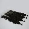 Mongolski Kinky Curly I Tip Hair Extensions 200G 400S Stick Keratin 100% Remy Human Hair