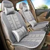 Auto -stoel omvat 1 stks ijs zijden deksel kussen universele auto zachte stoelen kussens auto in auto's stoelbeschermer accessoires