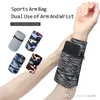 Buiten sport taille tailles arm mouw fietsen mobiele telefoon tassen