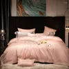 Bedding Sets Luxury Exquisite Embroidery Set 1000TC Egyptian Cotton Quilt Cover Bed Comforter Mattress Linen Pillowcase