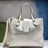 borsa di lusso 2022 Doppia lettera Tote Bag Borse per la spesa Borsa Tote Moda tracolla Pelle liscia Pelle bovina Tessuto verde Borsa a tracolla da donna Alta qualità