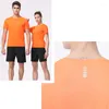 Running Jerseys Men's Sports Suits Skinny Tights Clothes Gym Fitness Sportswear Shirt Quick Dry Jogging Suit Track Basketball S-6XL