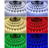 Black PCB LED -strips 5050 RGB IP65 Waterdicht DC12V 300 LED 5M Flexibele LED -striplichten