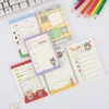 2pcs/set Fruit Series Memo Pad WordBook Portable Plan Journal Note Stationery Girly Cute Practical Planner Stickers 02230