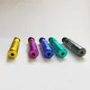Colorful Aluminium Alloy Pipes Removable Dry Herb Tobacco Filter Smoking Tube Mini Portable Innovative Design Cigarette Holder Catcher Taster Bat One Hitter