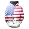 Sweats à capuche pour hommes drapeau américain articles de sport sweat à capuche pour hommes Moletom sweat-shirts survêtement vêtements graphiques Roupas Bluzy