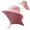 Berety Summer UPF50 Słońce Hat dla kobiet mężczyzn Breathale Mesh wiader