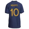 2022 Frankrijk voetbal jersey World Cup Benzema Mbappe Griezmann Pogba Kante Franse Giroud Homme Enfant Femme 22 23 Men Women Kids Kit Set Maillots de Football Shirts