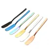 Cheese Knives Multi Purpose Butter Knife Dessert Stainless Steel Jam Spreader Canape Cutter Appetizers Sandwich Cake Cream Tool Western Cutlery Kitchen LT032